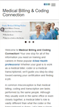 Mobile Screenshot of medicalbillingandcodingconnection.com